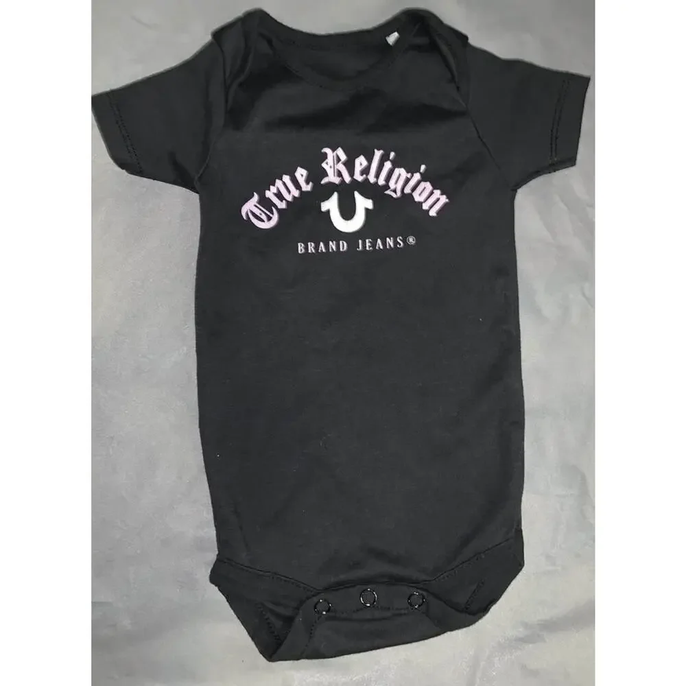 (0-6 months)Baby Boy Romper Lot  - Nike, Ralph Lauren, Columbia, True Religion
